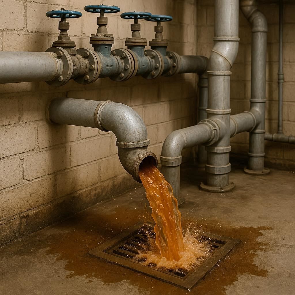 Промывка системы водоснабжения многоквартирного дома в Реутове
